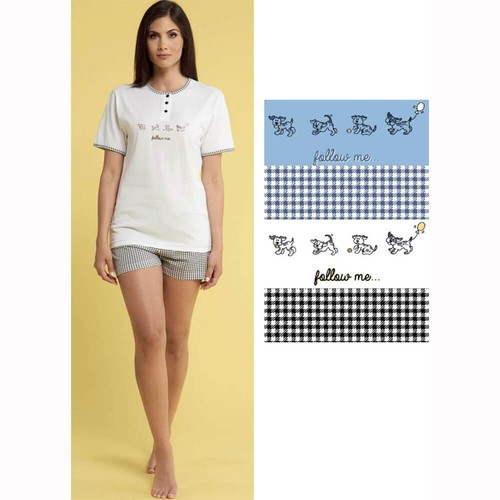 Pigiama donna corto - , cotone