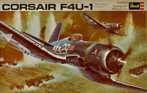 Vintage revell corsair - revell,