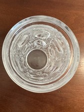 Vaso Lalique Cristallo Passeri Love Birds Trasparente Smerigliato Bagatelle Francia Firmato