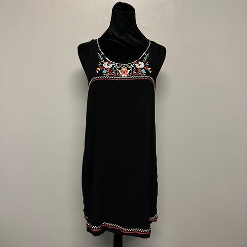 Mini abito donna nero - , ricamato