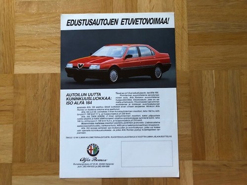 Brochure alfa romeo 164 - brochure,