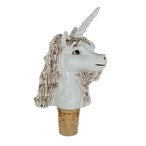 Tappo bottiglia unicorno legno