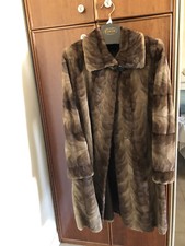 pelliccia visone marrone