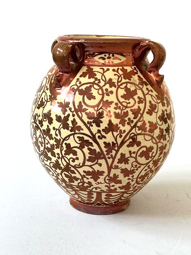 Ispano vaso orza in rame - vaso, "orza"