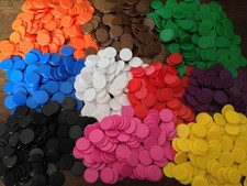 100 gettoni plastica - gettoni, di