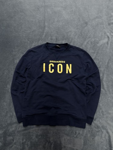 Felpa dsquared2 blu con - blu, logo