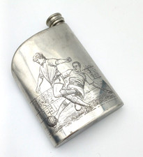 BRITISH NOBLEMAN , FIACHETTA TASCABILE  WHISKY E LIQUORI  , TEMA CALCIO