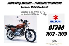 Suzuki GT380 GT 380 Manuale