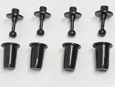 4 CLIP X TELO CASSE PROTEZIONE GRIGLIA altoparlanti stereo home woofer hifi casa