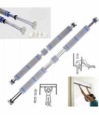 x Sbarra Trazioni Barra Per Dorsali Da Porta Entroporta Allenamento 80-130cm dfh