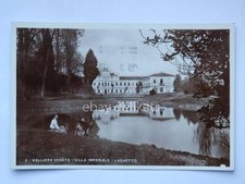GALLIERA VENETA Villa Imperiale laghetto Padova vecchia cartolina  