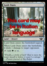 MTG LUSH OASIS FOIL EXC - OASI LUSSUREGGIANTE 261 - OTJ - MAGIC