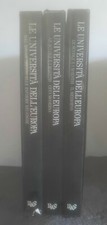 Lotto libri rari, 'Le università dell'Europa' (3 libri) (Amilcare Pizzi ed.)   