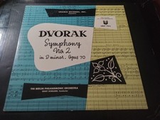 Ernst Schrader - Dvořák: Symphony No. 2 In D Minor VG++ Mono URANIA Record 1951