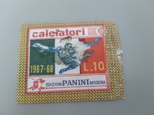 bustina  sigillata a sacchetto Calciatori Panini 1967/68  con 4  figurine