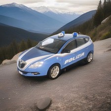 Lancia Delta Hpe R P.C.  Polizia Di Stato 1/24 Burago Artigianale