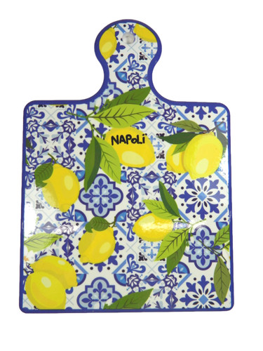 Tagliere cucina con limoni - tagliere,