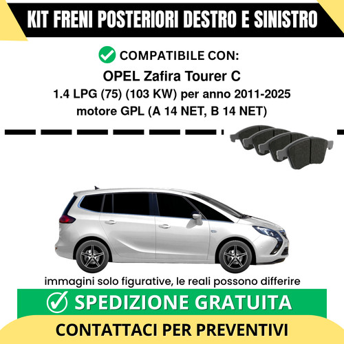 Pastiglie freno posteriori - pastiglie,