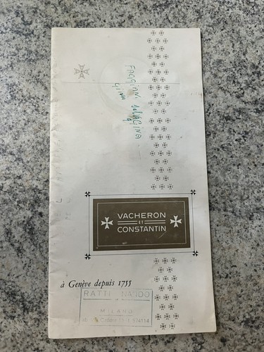 Catalogo epoca vacheron et - catalogo,
