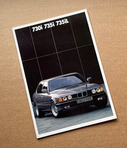 Brochure bmw serie - 7, (e32)