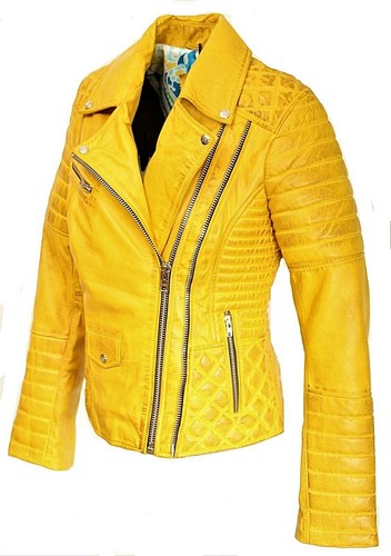 Giacca pelle biker - di, jacket