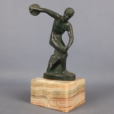 Statua discobolo antimonio - statua,