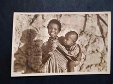 Cartolina Colonie Costumi dell'Africa Dolce Peso W430