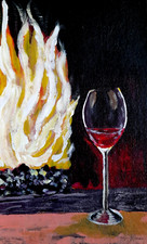 Case dipinto originale arte