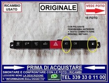 PLANCIA TASTI PULSANTI 4 FRECCE FENDINEBBIA CITY METANO FIAT PANDA 3 0.9 METANO