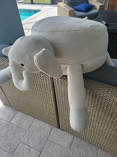 Grande elefante peluche