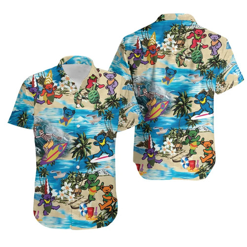 Camicia hawaiana dancing - dancing, bears