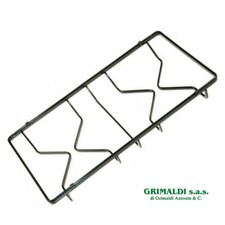 GRIGLIA 2 FUOCHI NERA PER CUCINA PIANO COTTURA SMEG 694092107 ORIGINALE