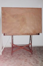 tavolo da disegno/tecnigrafo vintage in legno
