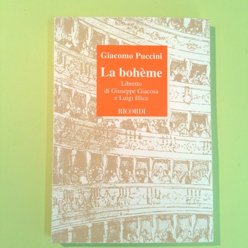 Boheme libretto giacosa - la,