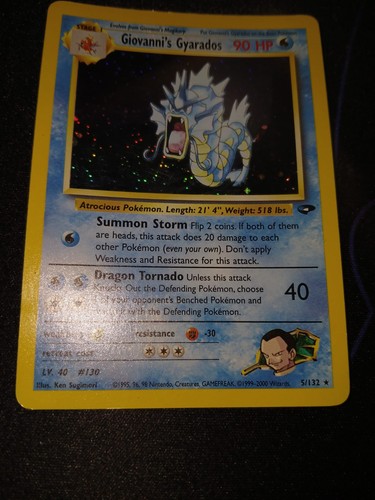 Giovanni gyarados 005 132 - giovanni's, 005/132
