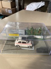 Die cast 1/43 Modellino Auto Diorama Fiat 500 Giannini Monza