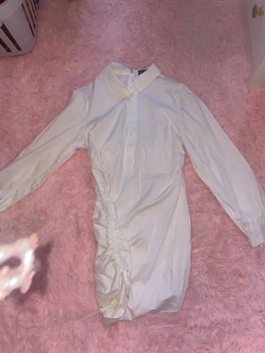 Abito camicia bianco