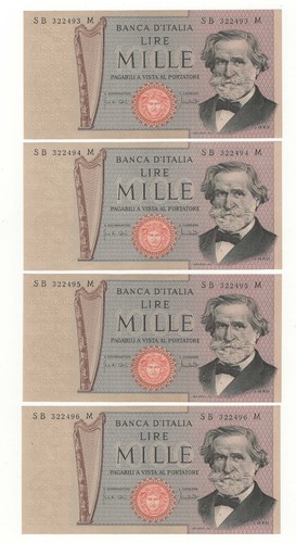 1000 lire giuseppe verdi - 1000,
