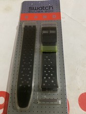 SWATCH BAND/STRAP  Scuba Black Wave/Shamu SDB102  17mm Cinturino Blister Origina
