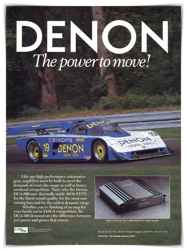 Denon dca 500 amp ferrari - ferrari, 308