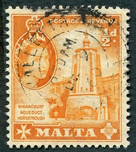 Malta 1956 2d arancione - 1956-8,