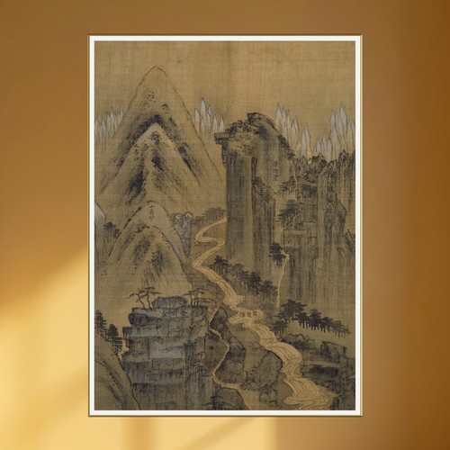 Quadro inchiostro lavaggio - inchiostro, e