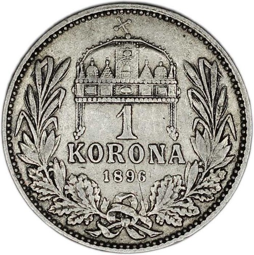 Moneta ungheria corona 1896 - ungheria,