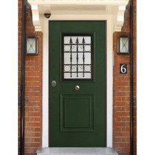Porta blindata con vetro - porta,