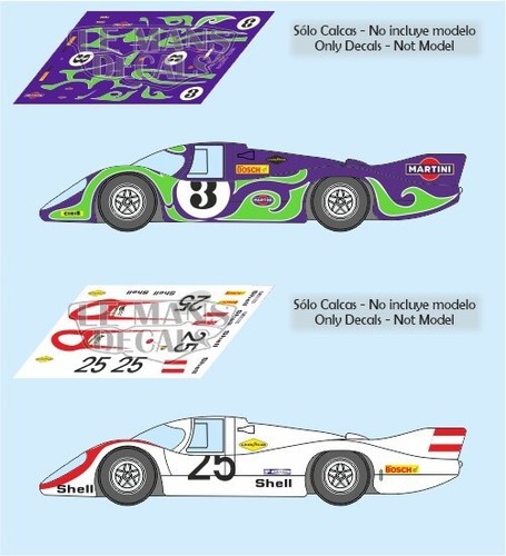 Decals porsche 917 - decals, lh