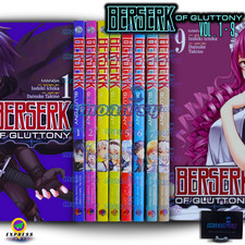 Berserk Of Gluttony Vol 1-9 Manga Inglese Set Completo Libri Nuovo di Isshiki Ichika