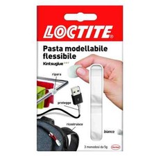 KINTSUGLUE LOCTITE PASTA MODELLABILE FLESSIBILE BIANCA 3X5gr