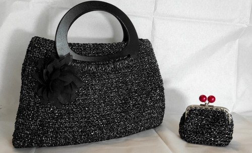 Borsa fatta mano uncinetto - borsa,
