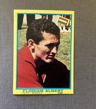 1968 Florian Albert Rare Card/Figurina Mira Tuttosport 1969 Hungary Ferencvaros 