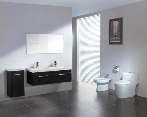 Mobile bagno doppio lavabo - mobile,